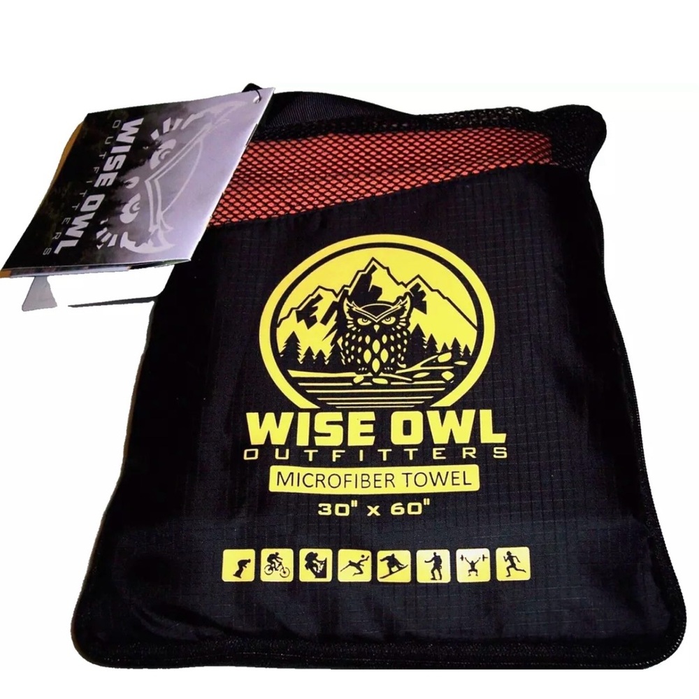 NEW Wise Owl Outfitter XL 30" x 60" Camping Quick Dry Microfiber Towel Hiking